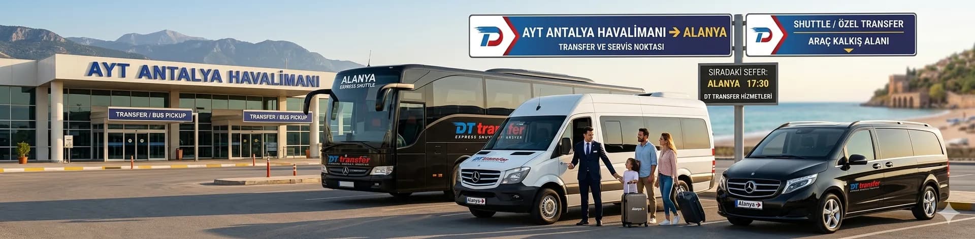 Antalya Havalimanı Alanya Transfer | Özel ve Shuttle Transfer | DT Transfer